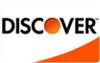 We accept Discover Card.